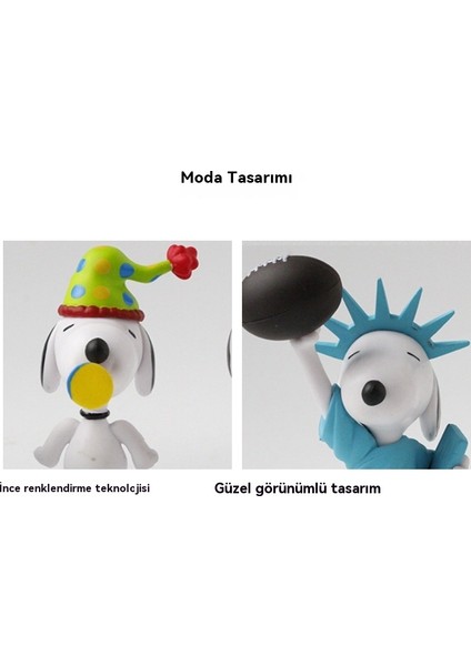 Çocuk Karikatür Snoopy 6 Parçalı Seti (Yurt Dışından) modelleri