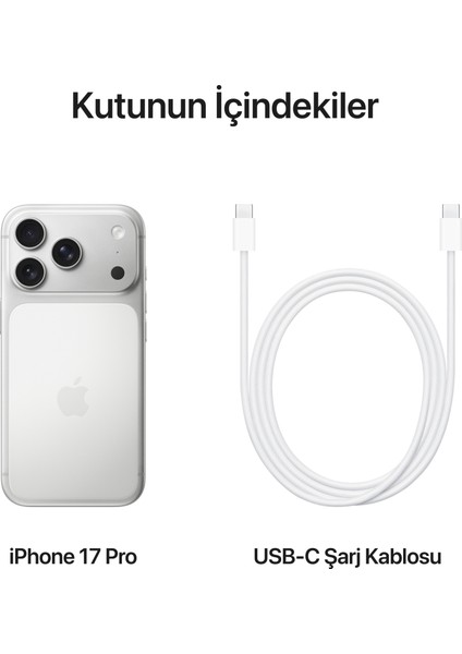 iPhone 17 Pro 512 GB Gümüş