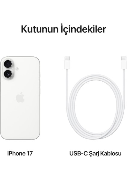 iPhone 17 512 GB Beyaz