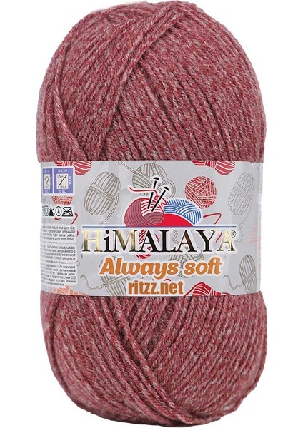 Always Soft 77010 Bordo Kırçıllı