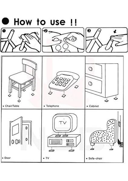 Siyah Renk, 28'li Yapışkanlı Keçe Sandalye, Masa, Koltuk Altı Parke Koruma Keçesi, Yuvarlak, 28MM fiyatları