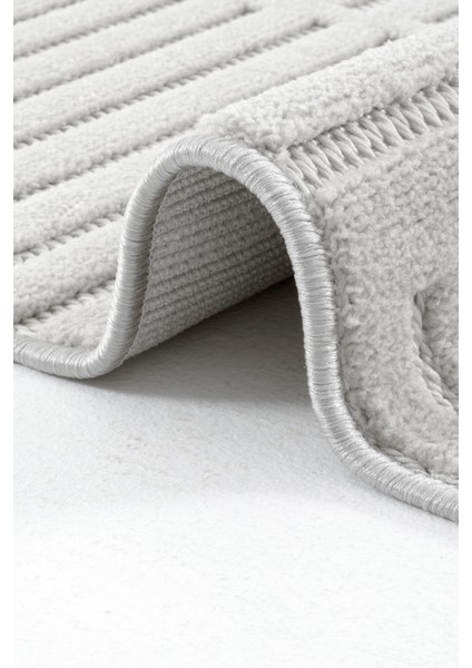 Piyan 9203 Gri Yumuşak Dokulu Salon Antre Mutfak Yatak Odası Halısı Yolluk modelleri