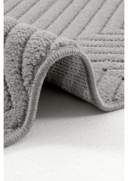 Piyan 9206 Antrasit Yumuşak Dokulu Salon Antre Mutfak Yatak Odası Halısı Yolluk modelleri