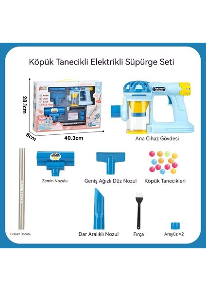 Çocuk Kısa Otomatik Elektrikli Süpürge Eğitici (Yurt Dışından)