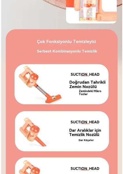 Çocuk Kısa Otomatik Elektrikli Süpürge Eğitici (Yurt Dışından) fırsatları