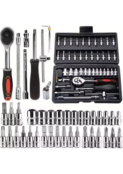 New Tools 46 Parça 1/4 Küçük Lokma Takımı Seti
