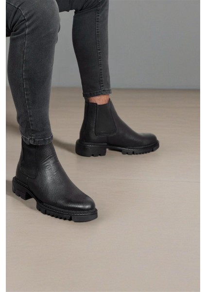 F111 Soğuk Geçirmez Chelsea Özel Taban Erkek Kışlık Bot modelleri