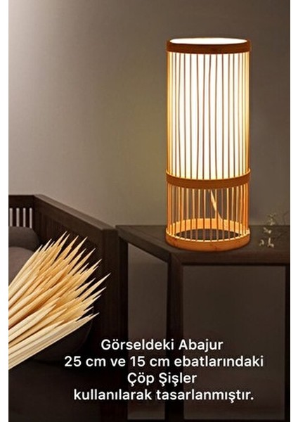 Çöp Şiş %100 Bambu Çöp Şiş 15 cm (2,5mm) 100 Adet modelleri