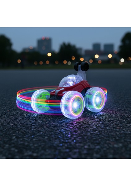 Full Fonksiyon Sesli Işıklı Şarj Edilebilir Uzaktan Kumandalı Akrobat Araba 1:24 Ölçek fiyatları