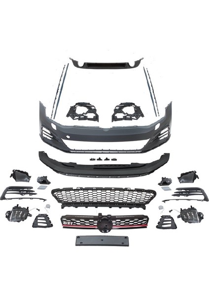 Volkswagen Golf 7.5 Gtı Uyumlu Body Kıt 2017-2019