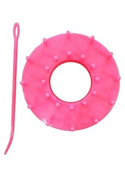 Plastik Motif Aparatı - Kare ve Yuvarlak Şekil Seçenekleri ile Örgü ve Motif Yapımı