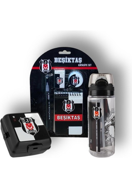 Beşiktaş Taraftar 4 Bölmeli Beslenme Kutusu Kartal Figürlü 500 ml Matara Kırtasiye Seti fiyatları