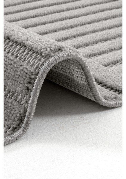 Piyan 9202 Antrasit Yumuşak Dokulu Salon Antre Mutfak Yatak Odası Halısı Yolluk modelleri