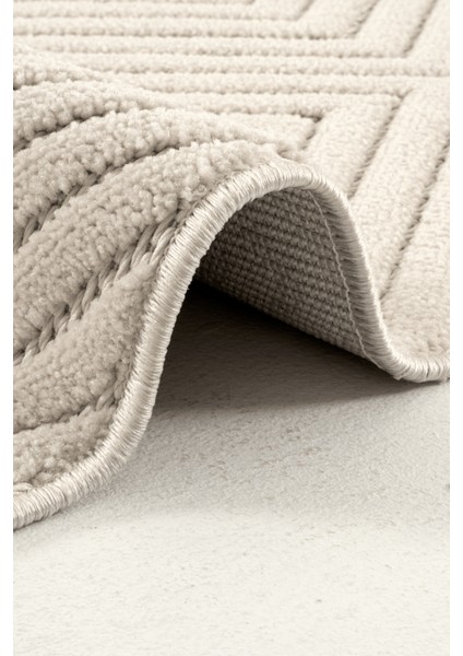 Piyan 9208 Bej Yumuşak Dokulu Salon Antre Mutfak Yatak Odası Halısı Yolluk modelleri