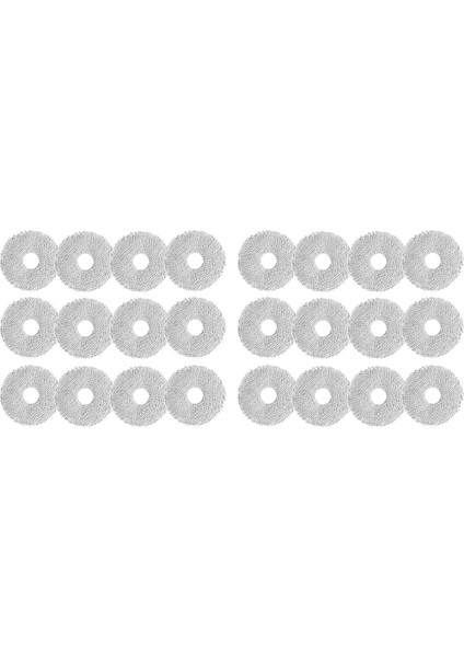 Xiaomi Dreame Bot L10S Ultra Robot Vakum Süpürge Mop Aksesuarları Için 24X Yedek Paspas Bezi (Yurt Dışından)