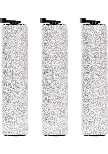 Tineco Ifloor Için 3 Pcs Yedek Fırça Silindirleri 3/ Zemin One S3/ Ifloor 2 Kablosuz Islak Kuru Vakum Süpürge Yedek Parçaları (Yurt Dışından)