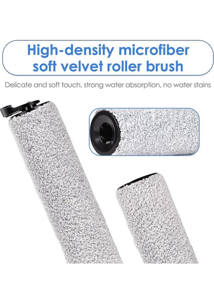 Tineco Ifloor Için 3 Pcs Yedek Fırça Silindirleri 3/ Zemin One S3/ Ifloor 2 Kablosuz Islak Kuru Vakum Süpürge Yedek Parçaları (Yurt Dışından) fırsatları