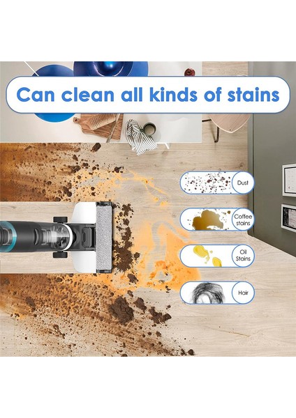 Tineco Ifloor Için 3 Pcs Yedek Fırça Silindirleri 3/ Zemin One S3/ Ifloor 2 Kablosuz Islak Kuru Vakum Süpürge Yedek Parçaları (Yurt Dışından) indirimleri