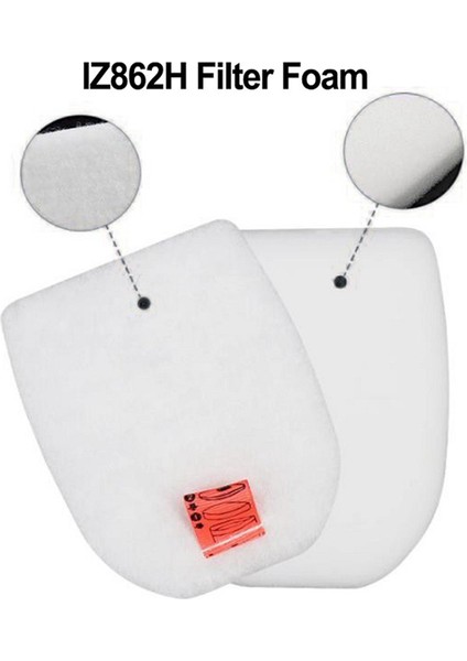 8pcs IZ862H Köpekbalığı Kablosuz Vakum Için Filtre, Köpekbalığı IZ840 IZ800 Serisi Vakum Parçası XPSMFIZ700 ve XFFKIZ700 (Yurt Dışından) modelleri