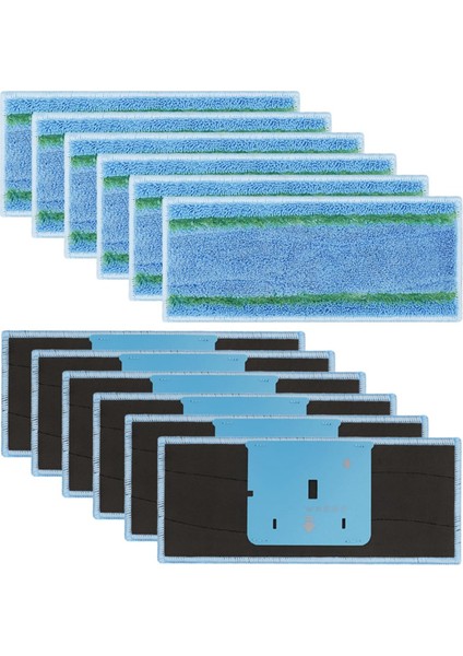 12PCS Irobot Braava Jet M6 (6110) (6012) (6112) (6113) Nihai Robot Paspası Yıkanabilir ve Yeniden Kullanılabilir (Yurt Dışından)