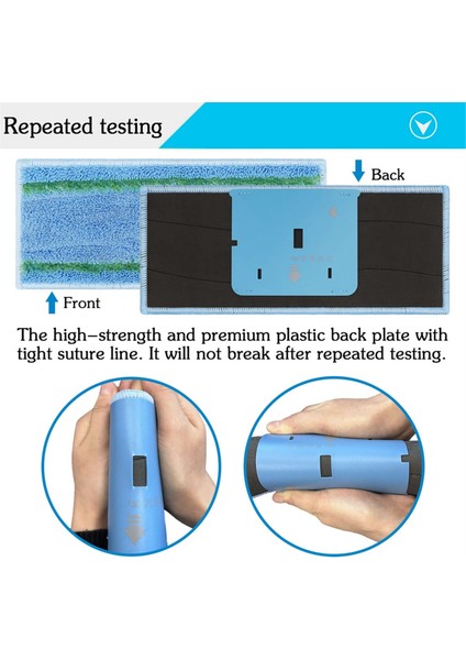 12PCS Irobot Braava Jet M6 (6110) (6012) (6112) (6113) Nihai Robot Paspası Yıkanabilir ve Yeniden Kullanılabilir (Yurt Dışından) modelleri