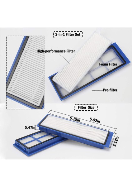 2set Vakum Temizleyici Aksesuarları Yedek Parçalar Kiti Eufy Robovac L70 Hibrid Robot Vakum Süpürücü (Yurt Dışından) fiyatları