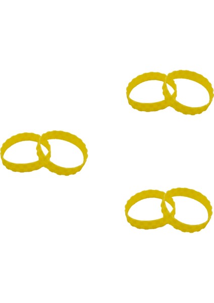 6pcs Robot Elektrikli Süpürge, Xiaomi Mijia Için Irobot Süpüren Robot Aksesuarları, Sarı (Yurt Dışından)