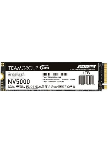 <![cdata[team 1tb NV500 TM8FGM001T0C101 4500- 190MB/S M2 Nvme Gen4 Disk]]>