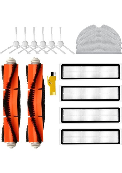 16 Paket Aksesuar Kiti Dream D9 Dreame L10 Pro Dream D9 Max Dreame D9 Pro Robot Vakum Süpürücü (Yurt Dışından)