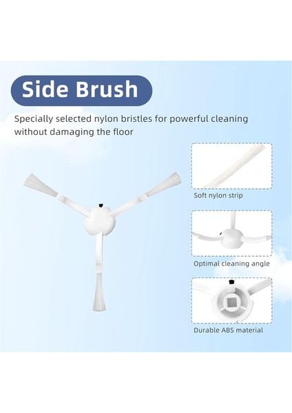 Dreame Bot D10 Plus, Z10 Pro, L10 Plus Robot Vakum Değiştirme Parçaları Aksesuarları Ana Fırça Fırter Paspas Toz Çanta (Yurt Dışından) indirimleri