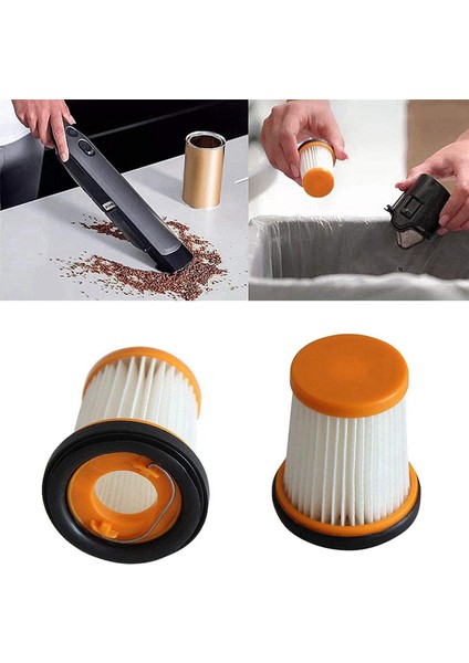 8 Pcs Yedek Vakum Filtresi Köpekbalığı W1 W1 WV200 WV201 WV205 WV220 Kablosuz Handheld Vakum Süpürge (Yurt Dışından) modelleri