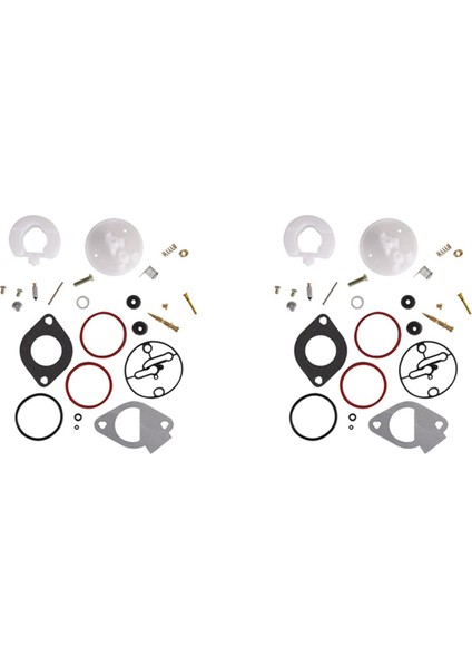 50X Çim Biçme Karı Karbüratör Onarım Kiti Karbonhidrat Yeniden Oluşturma Briggs-Stratton 11HP-19HP 796184 Master Revizyon (Yurt Dışından)