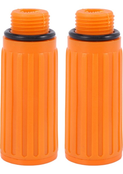 2pcs 16MM Erkek Iplik Dia Plastik Yağ Fişi Hava Kompresörü Turuncu (Yurt Dışından)