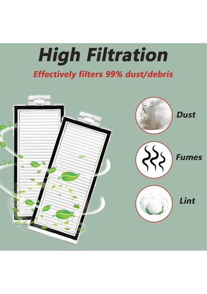 Roborock Qrevo Master / P10S Pro V20 Robot Vakum Temizleyici Ana Yan Fırça Hepa Filtre Mop Bez Tuz Torbaları Parçalar (Yurt Dışından) fiyatları