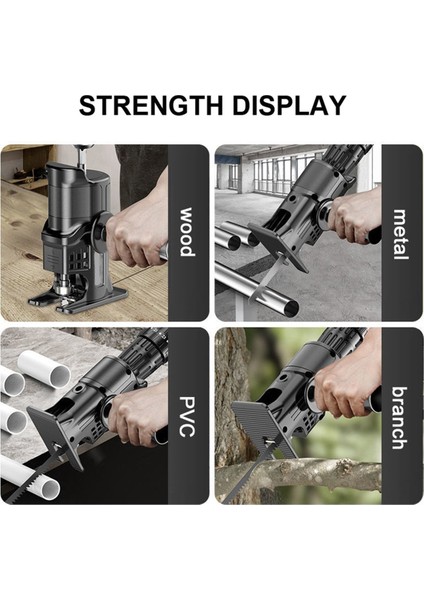 Tornavida Elektrikli Matkap Dönüşüm Başı Elektrikli Testere Pistonlu Testere Ev Çok Işlevli Ahşap Aletler (Yurt Dışından) modelleri