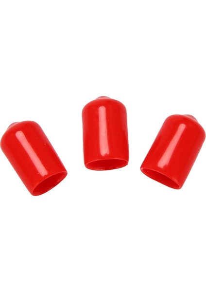 200PCS Kauçuk Uç Kapakları 9.5mm Kimlik Pvc Yuvarlak Tüp Cıvatası Kapak Vidası Koruyucular Kırmızı (Yurt Dışından) fiyatları