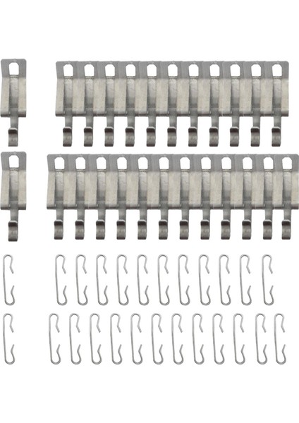 Çatı Beyin Edin Isı Kablo Klipsleri, 50 Pcs Isı Kablosu Çatı Klipsleri ve Ara Kişiler Kiti Çatı Klipsleri Kiti, Açık Kablo Klipsleri (Yurt Dışından)