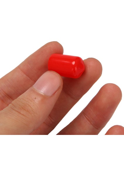 200PCS Kauçuk Uç Kapakları 9.5mm Kimlik Pvc Yuvarlak Tüp Cıvatası Kapak Vidası Koruyucular Kırmızı (Yurt Dışından) indirimleri