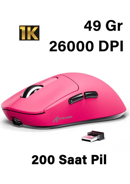 X3 Superlıght Kablosuz Oyuncu Mouse PAW3395 (Grıp Tape Hediyeli)
