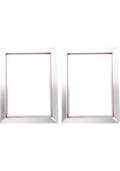 2x A3 Ekran Baskı Alüminyum Çerçeve 31X41CM Beyaz 43T Ipek Baskı Polyester Örgü Yazdırılan Devre Kartları Için (Yurt Dışından)