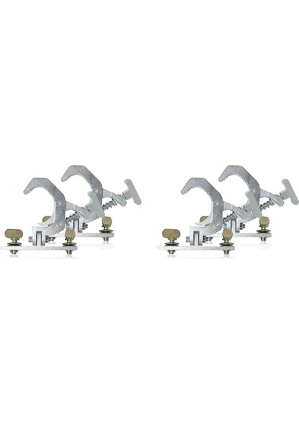 4x Alüminyum Kat Kelepçe Kancaları Aşamalı Işık Katlama Hook Yükleme 150KG 42-61MM Kafes Tüp 230W 7R/200W 5r Işın Işığı (Yurt Dışından)