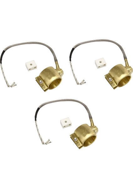 3x 110V 380W 35MMX35MM Enjekte Kalıp Isıtma Elemanları Enjeksiyon Kalıp Makinesi Için Pirinç Bant Isıtıcı (Yurt Dışından)