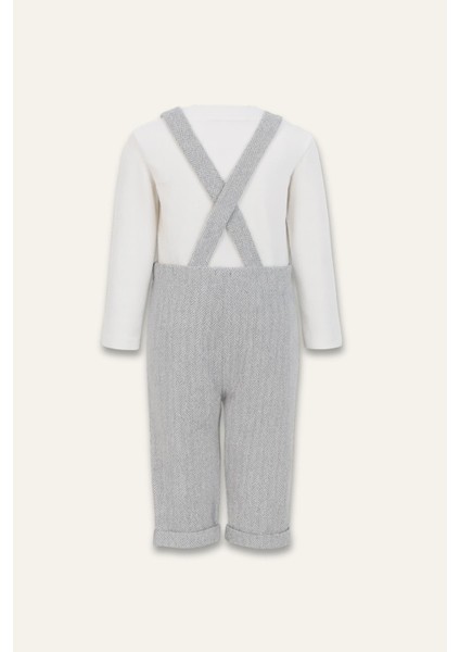 Erkek Bebek Saloped ve T-Shirt Takım - Gri fiyatları