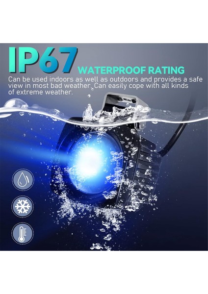 Kare LED Forklift Güvenlik Işıkları Mavi Dc 10-80V Forklift Yedekleme Işıkları 3W Depo Yaya Uyarı Spot Işığı (Yurt Dışından) indirimleri