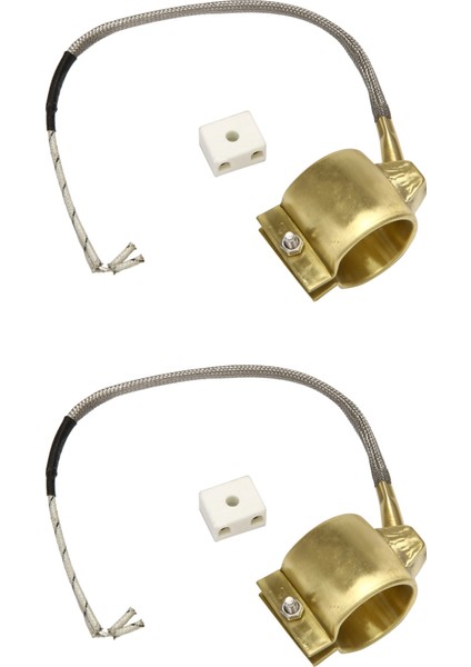 2x 110V 380W 35MMX35MM Enjekte Kalıp Isıtma Elemanları Enjeksiyon Kalıp Makinesi Için Pirinç Bant Isıtıcı (Yurt Dışından)