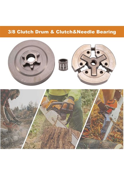 5x 3/8 Debriyaj Drum ve Debriyaj ve Iğne Yatak Çin Chainsaw 3800 (Yurt Dışından) indirimleri