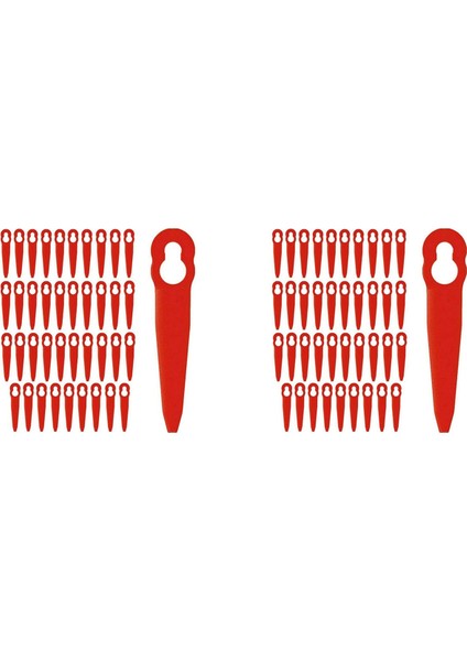 80PCS Yedek Plastik Bıçaklar Stihl Polycut 2-2 Fsa 45 Çim Makinesi Düzeltici Çim Kesici (Yurt Dışından)