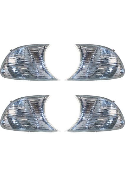2x Açık Işaretçi Sinyali Yanıp Sönen Köşe Park Park Lambası Bmw E46 3 Serisi Coupe 1999-2001 63126904307 63126904308 (Yurt Dışından)