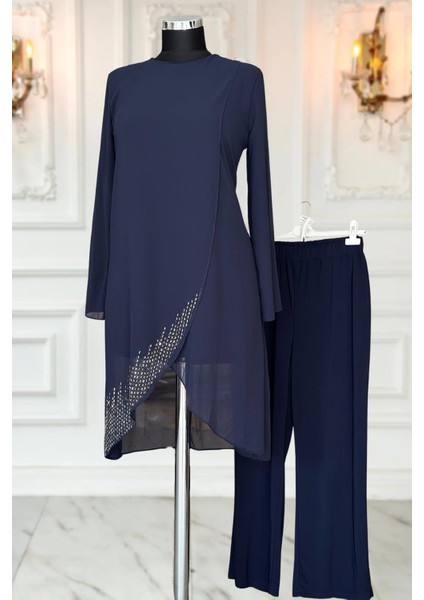 Esin Abiye Takım Lacivert modelleri