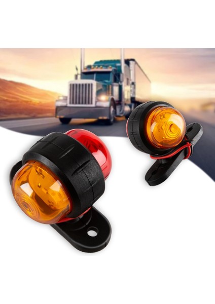 2pcs Araba 12-24V LED Yan Işaretleyici Anahat Işığı Gösterge Lambası Römork Kamyonu Için Rv (Yurt Dışından) fiyatları